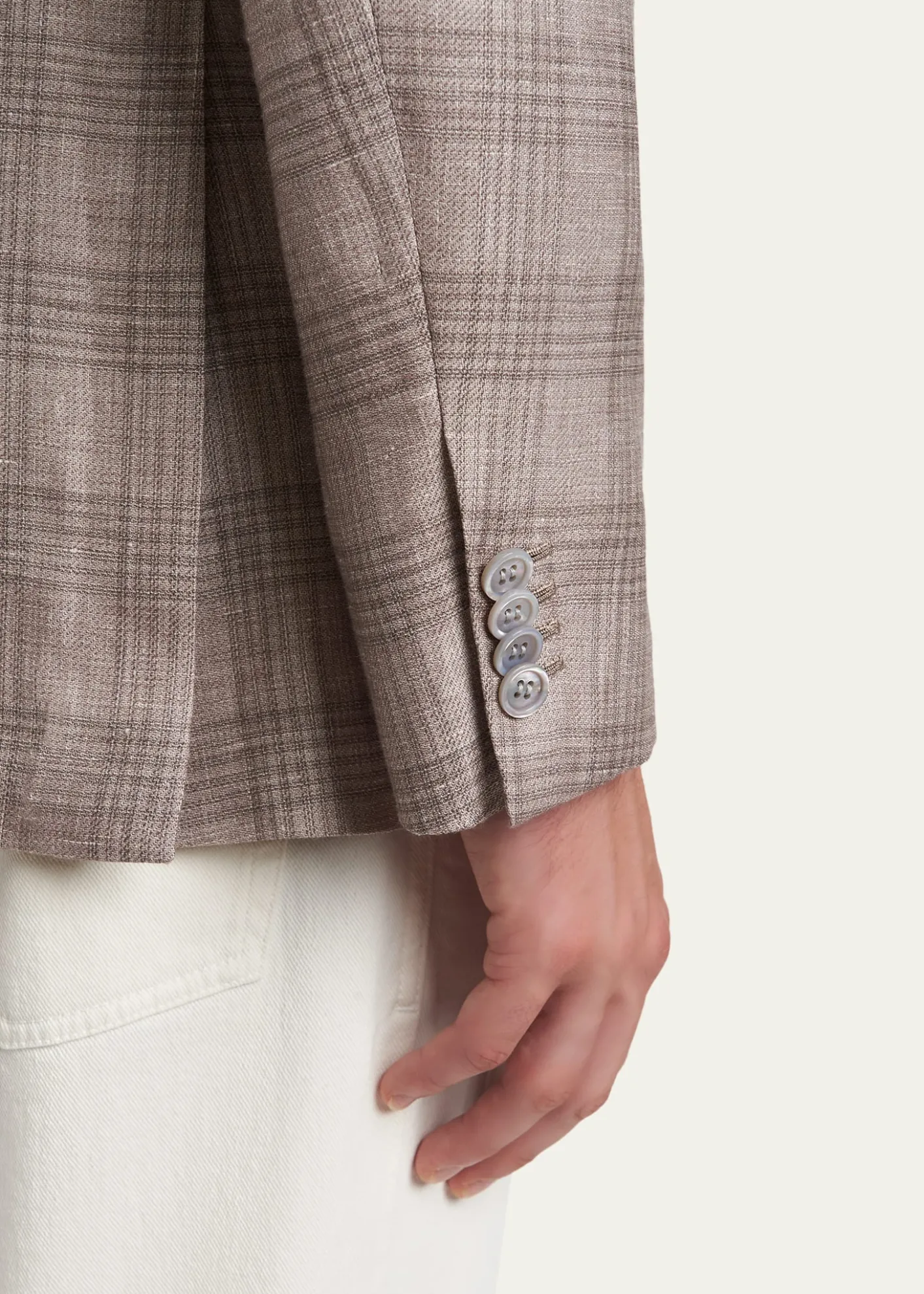 BrioniMen's Linen, Cashmere and Silk Plaid Sport Coat