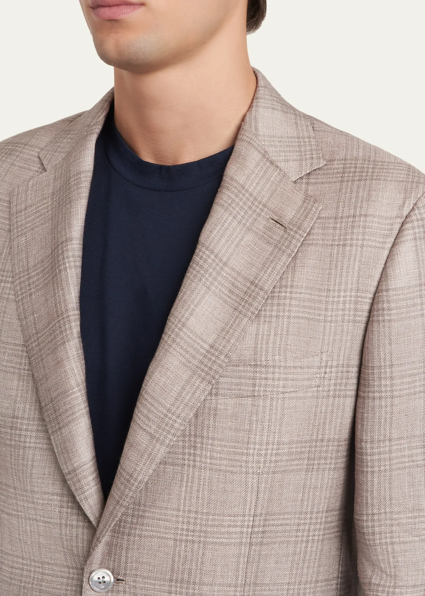 BrioniMen's Linen, Cashmere and Silk Plaid Sport Coat