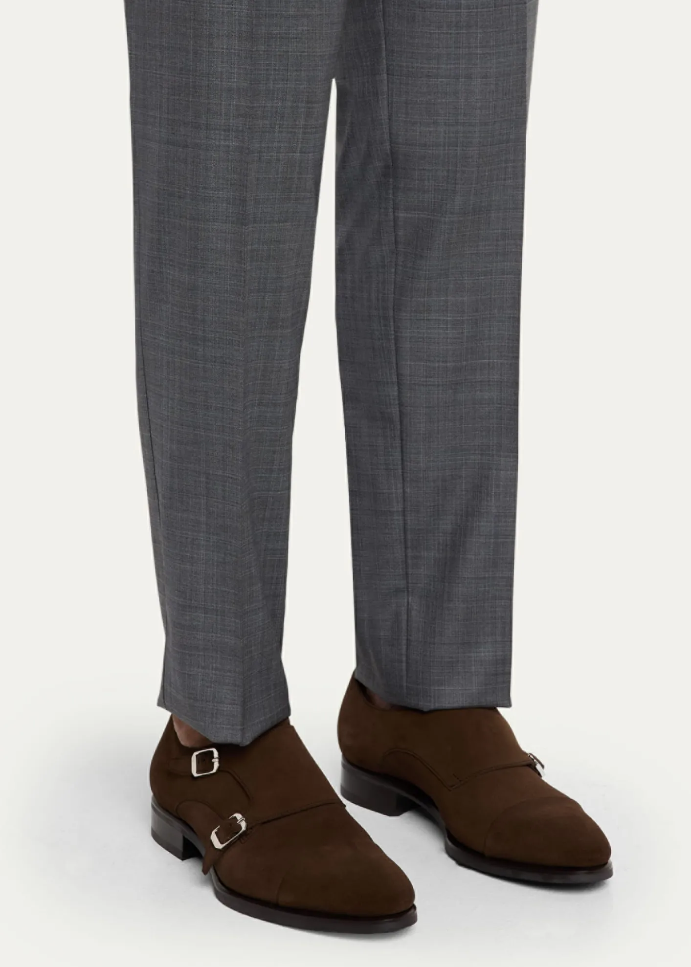 BrioniMen's Milano Suede Cap-Toe Double-Monk Strap Loafers