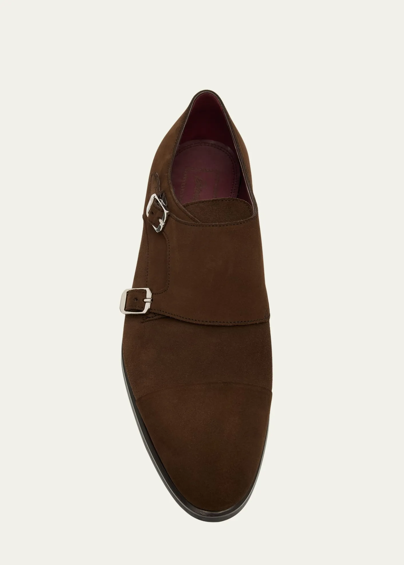 BrioniMen's Milano Suede Cap-Toe Double-Monk Strap Loafers