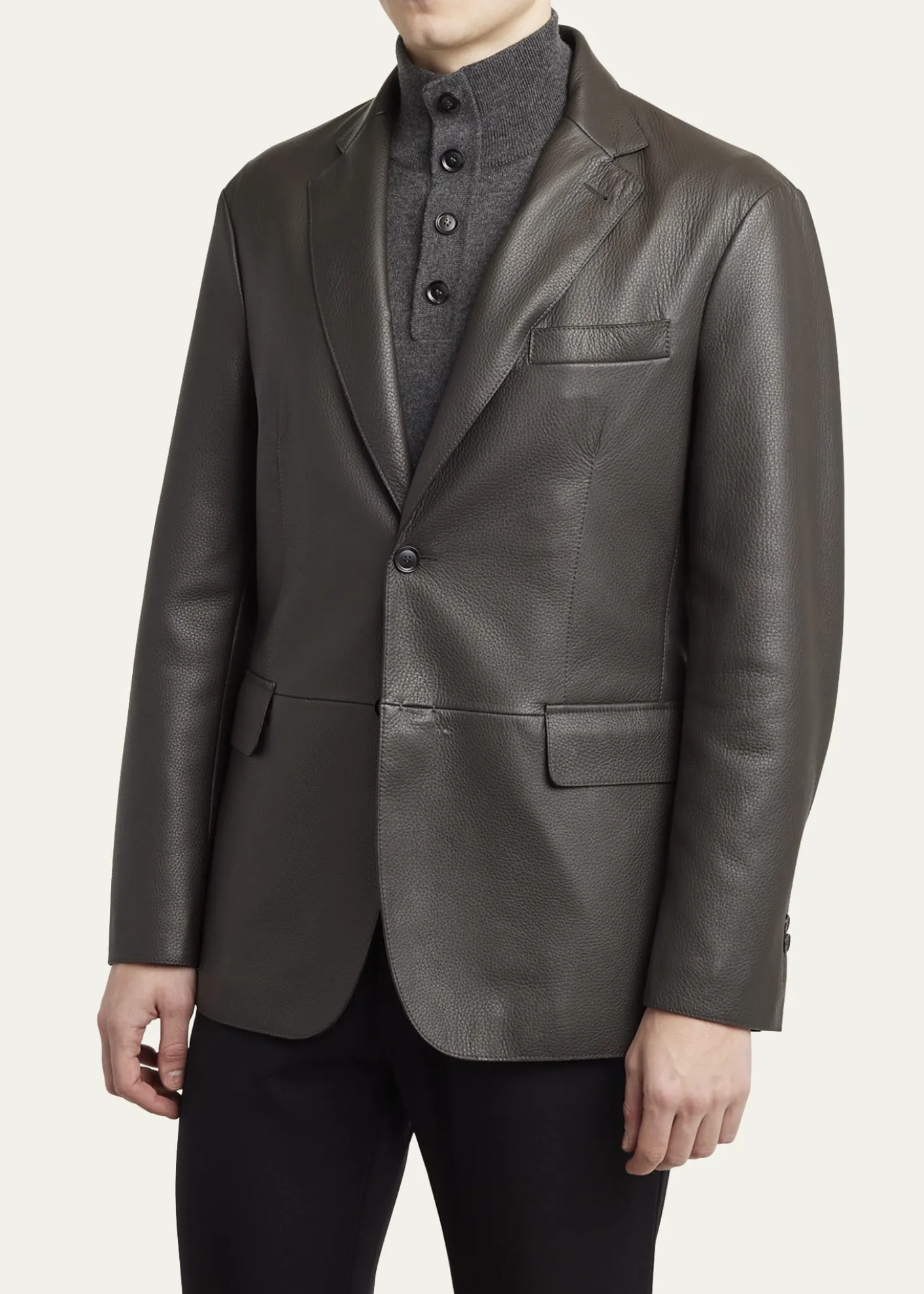 BrioniMen's Monti Deerskin Single-Breasted Blazer