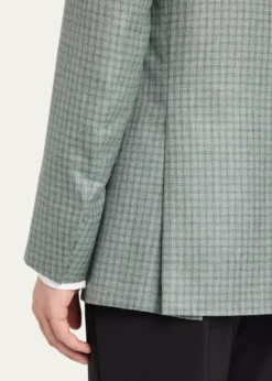 BrioniMen's Ravello Cashmere-Silk Check Blazer