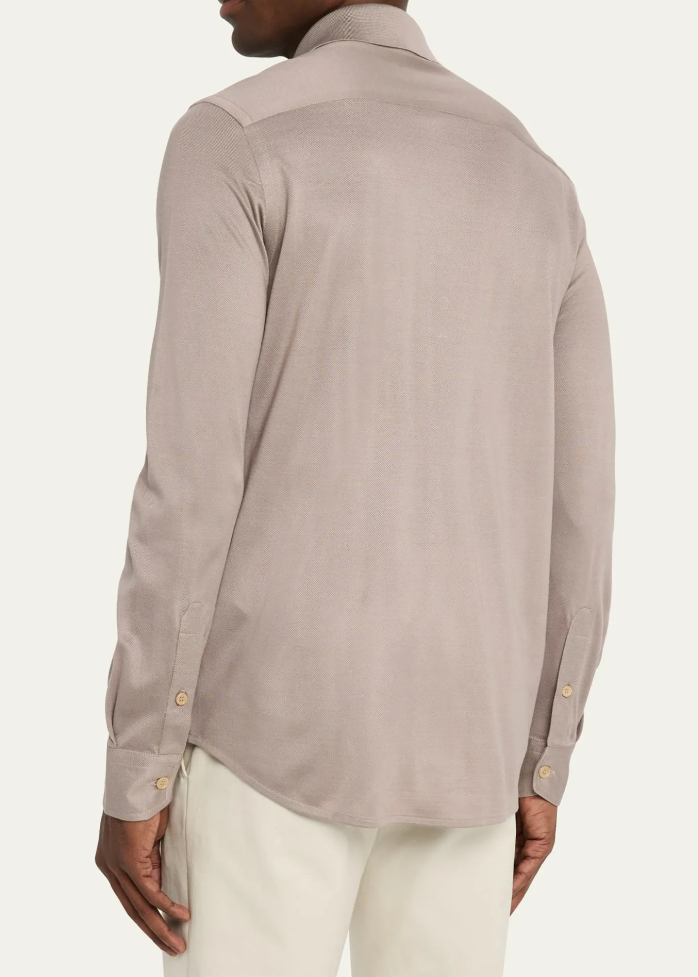 BrioniMen's Silk Pique Sport Shirt