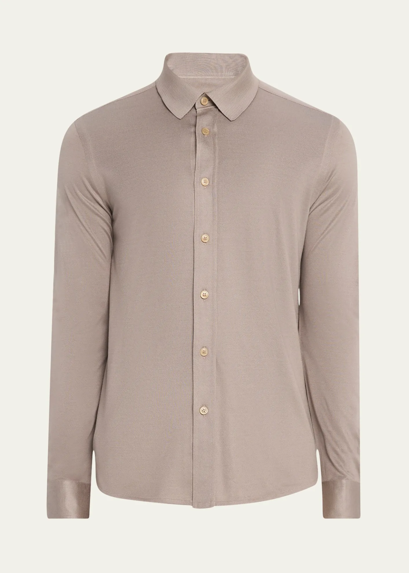 BrioniMen's Silk Pique Sport Shirt