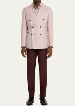 BrioniMen's Soffio Cashmere Double-Breasted Jacket