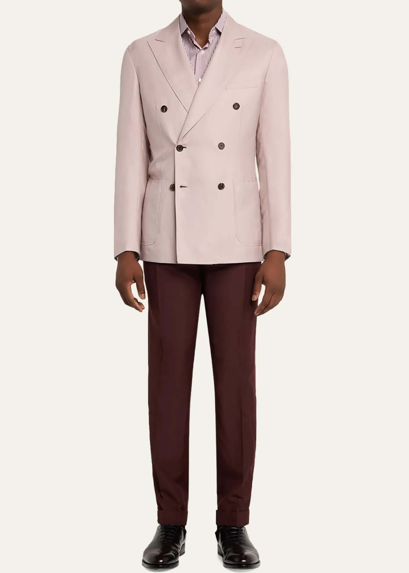 BrioniMen's Soffio Cashmere Double-Breasted Jacket