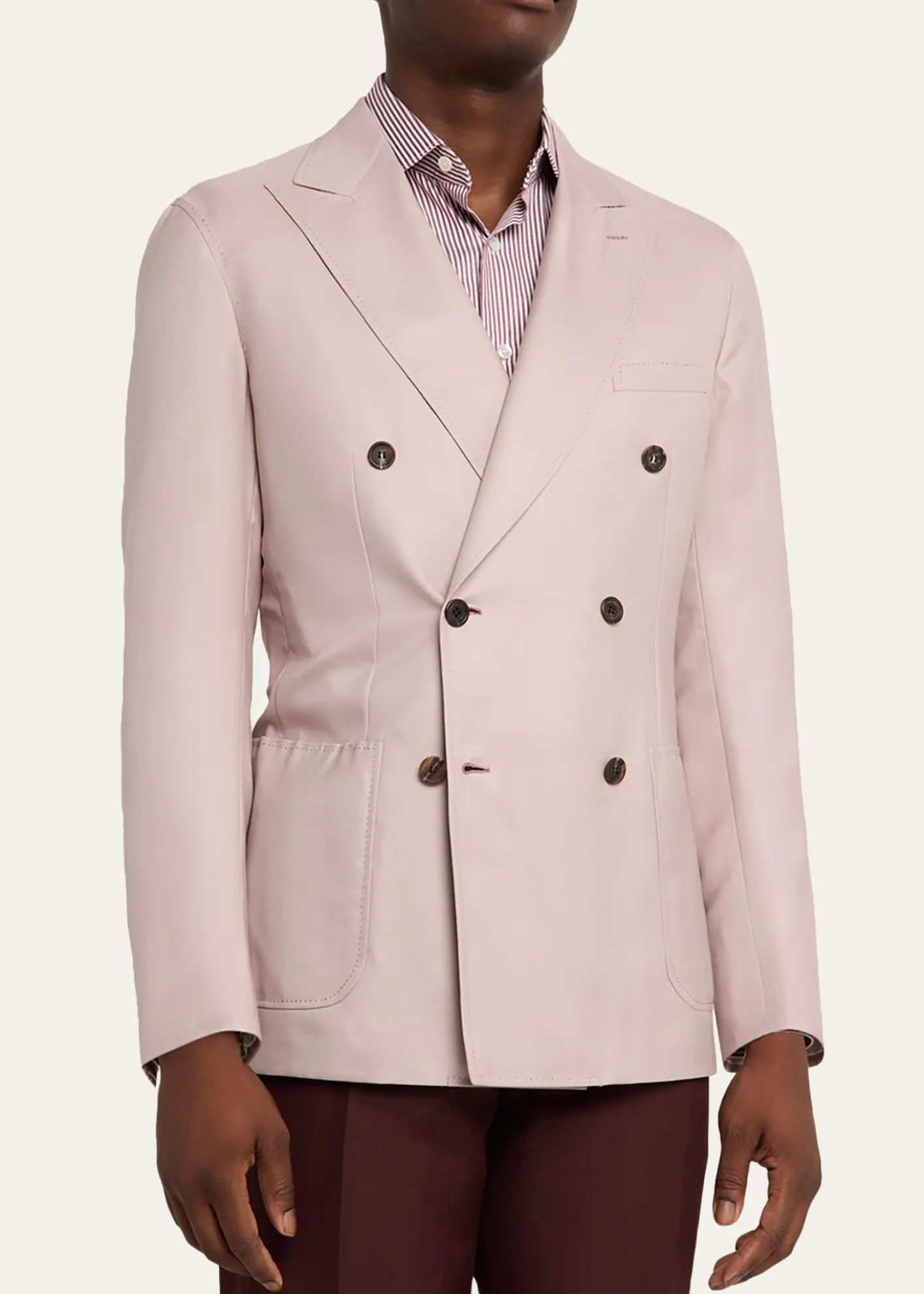 BrioniMen's Soffio Cashmere Double-Breasted Jacket