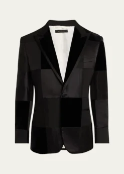 BrioniMen's Virgilio Patchwork Dinner Jacket