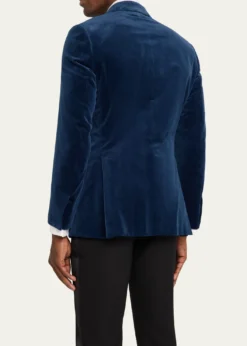 BrioniMen's Virgilio Velvet Peak-Lapel Sport Coat