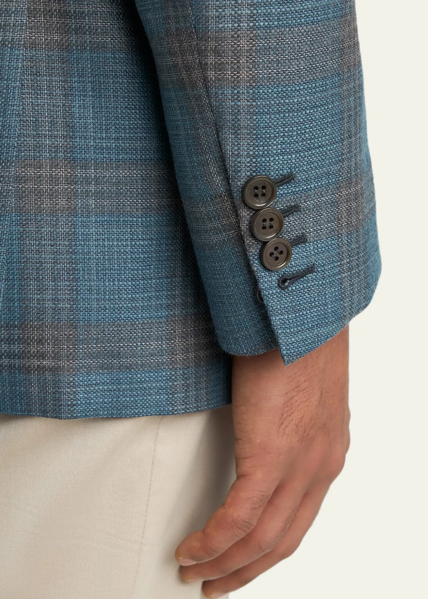 BrioniMen's Wool Plaid Single-Breasted Sport Coat