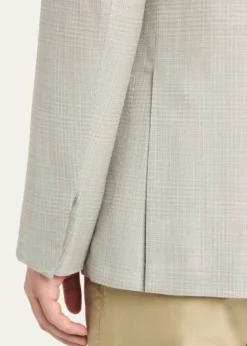 BrioniMen's Wool Plume Plaid Single-Breasted Sport Coat