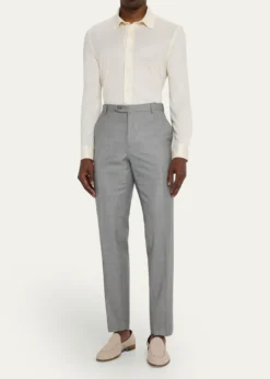 BrioniMen's Wool Sharkskin Pants