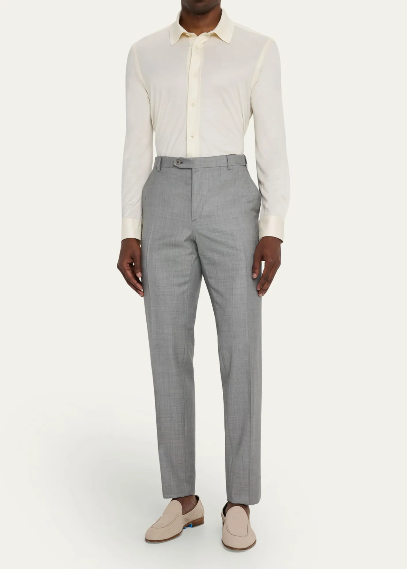 BrioniMen's Wool Sharkskin Pants