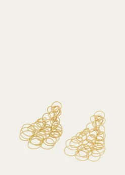 BuccellatiHawaii 18K Gold Pendant Earrings, 7cm