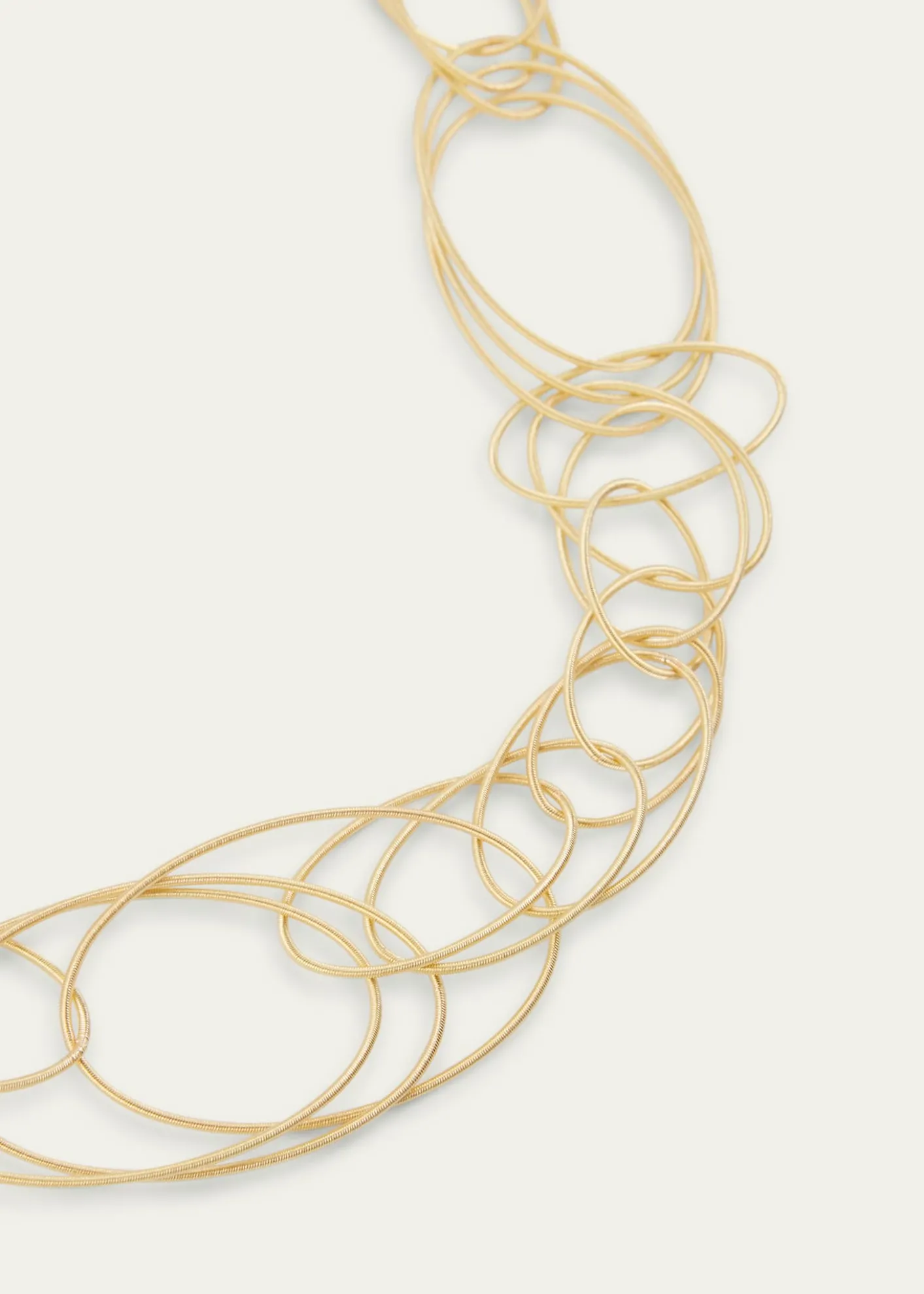 BuccellatiHawaii 18K Yellow Gold Oval Link Necklace