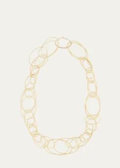 BuccellatiHawaii 18K Yellow Gold Oval Link Necklace