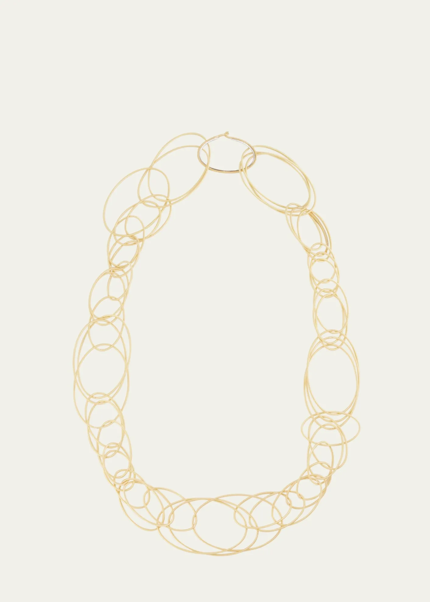 BuccellatiHawaii 18K Yellow Gold Oval Link Necklace