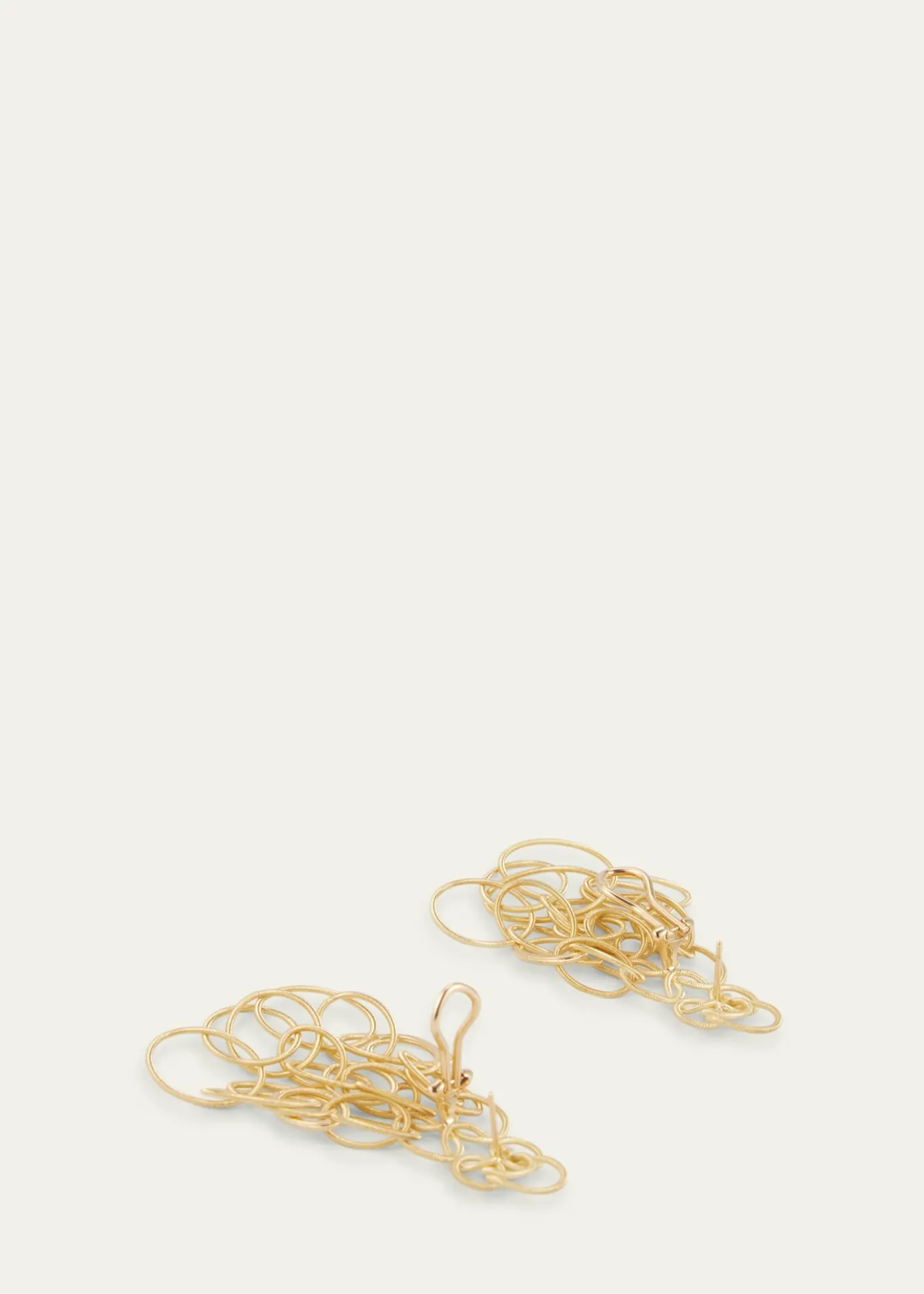 BuccellatiHawaii 18K Yellow Gold Oval Link Pendant Earrings