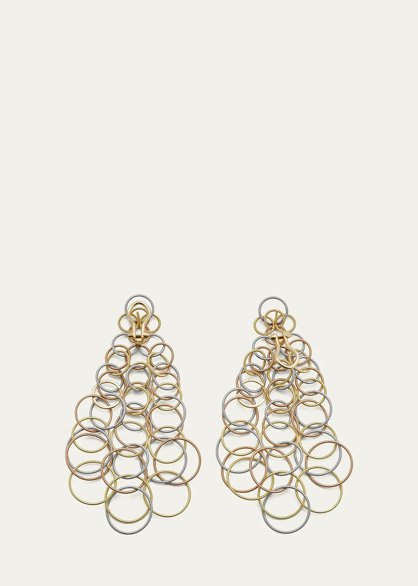 Buccellati18K Hawaii Long Pendant Earrings, 9.5cm
