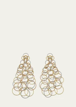 Buccellati18K Hawaii Long Pendant Earrings, 9.5cm