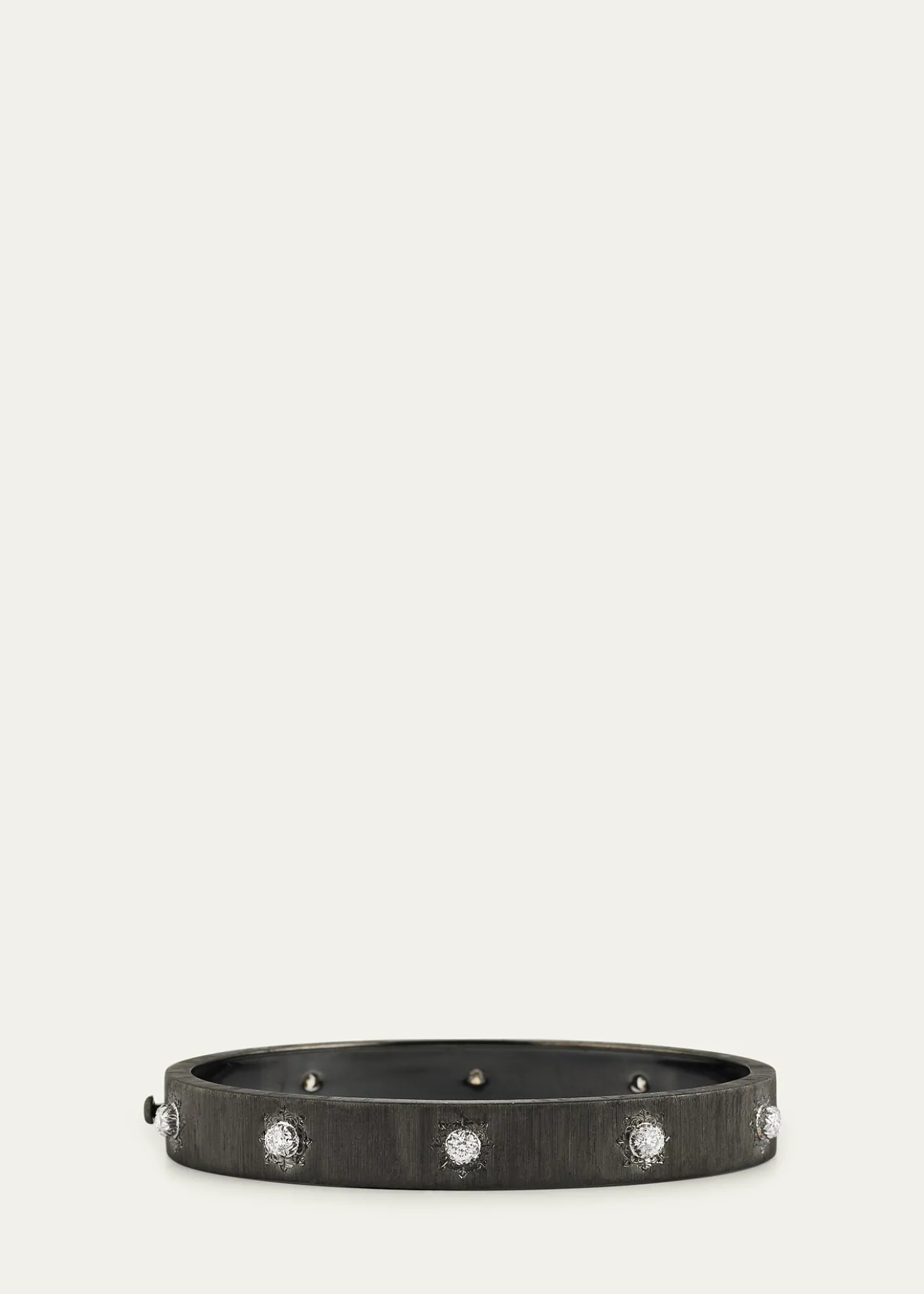 BuccellatiMacri Classica Bangle, Black Gold, 8mm