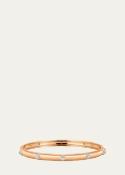 BuccellatiMacri Bombé Bangle, Rose Gold, 5mm