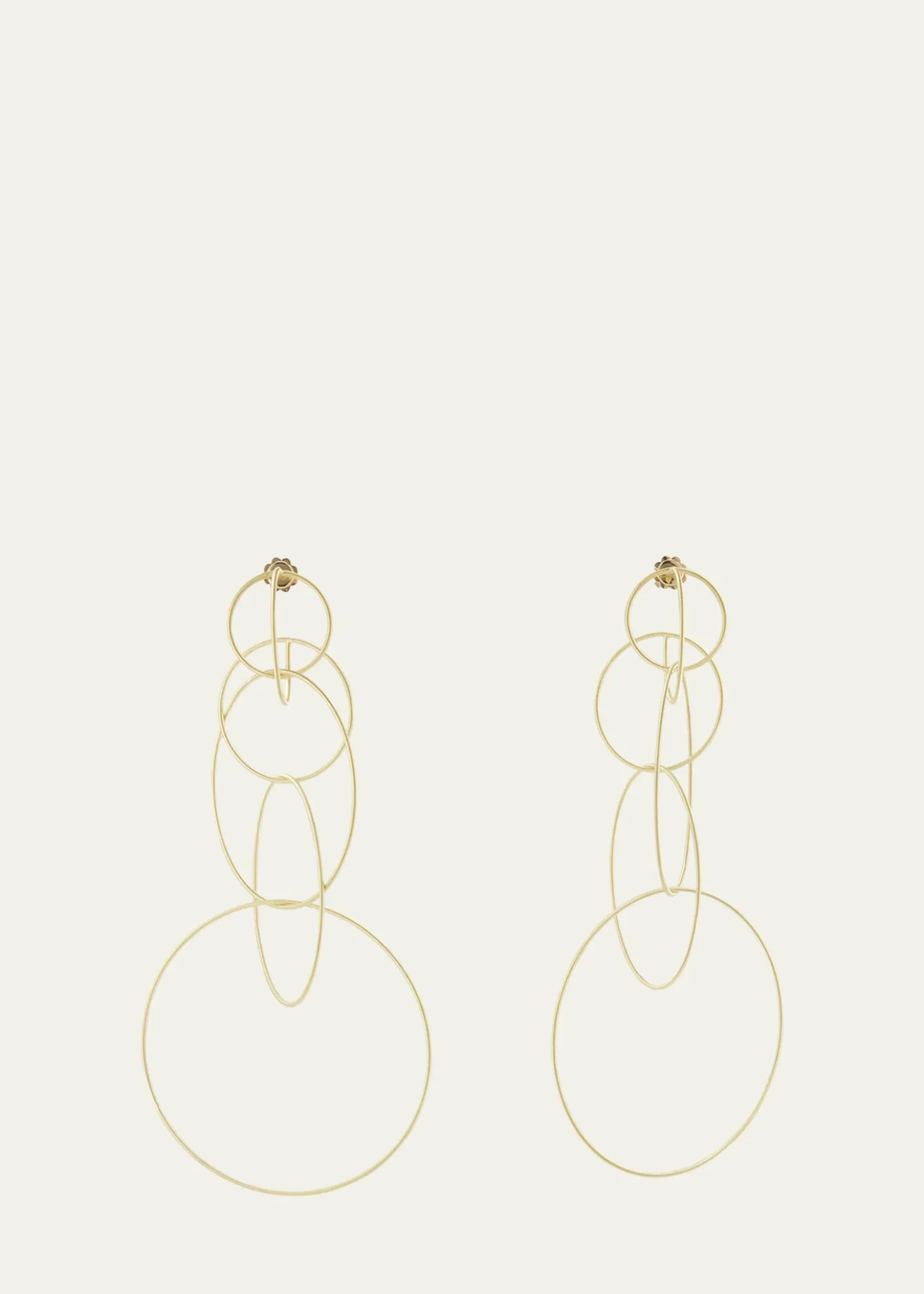 BuccellatiWaikiki 18K Yellow Gold Circle Drop Earrings