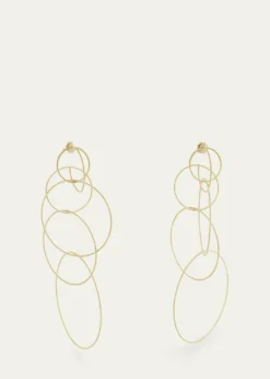 BuccellatiWaikiki 18K Yellow Gold Circle Drop Earrings