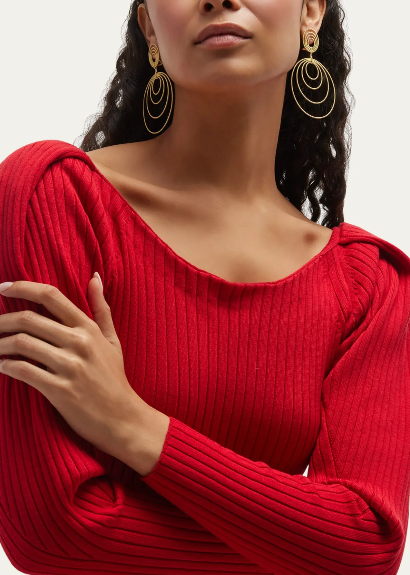 BuccellatiWaikiki 18K Yellow Gold Circle Drop Earrings