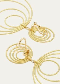 BuccellatiWaikiki 18K Yellow Gold Circle Drop Earrings