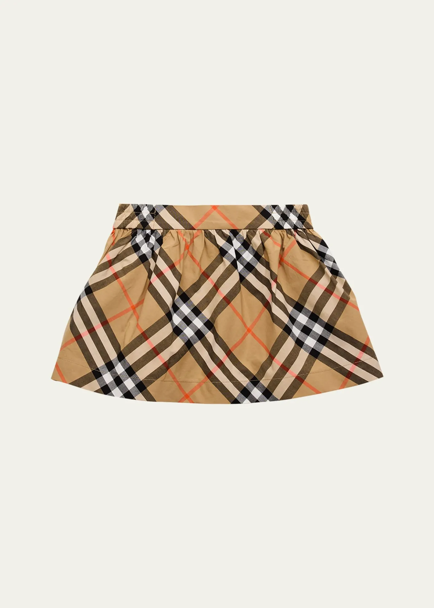 Burberry Girl's Kelsey Check-Print Skirt, Size 6M-2