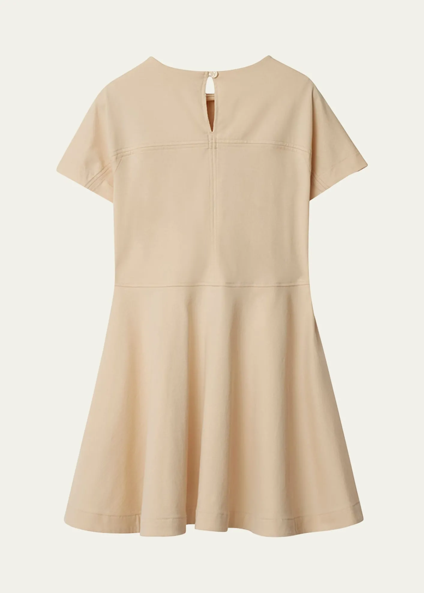 Burberry Girl's Riley EKD Logo-Print Dress, Size 3-14