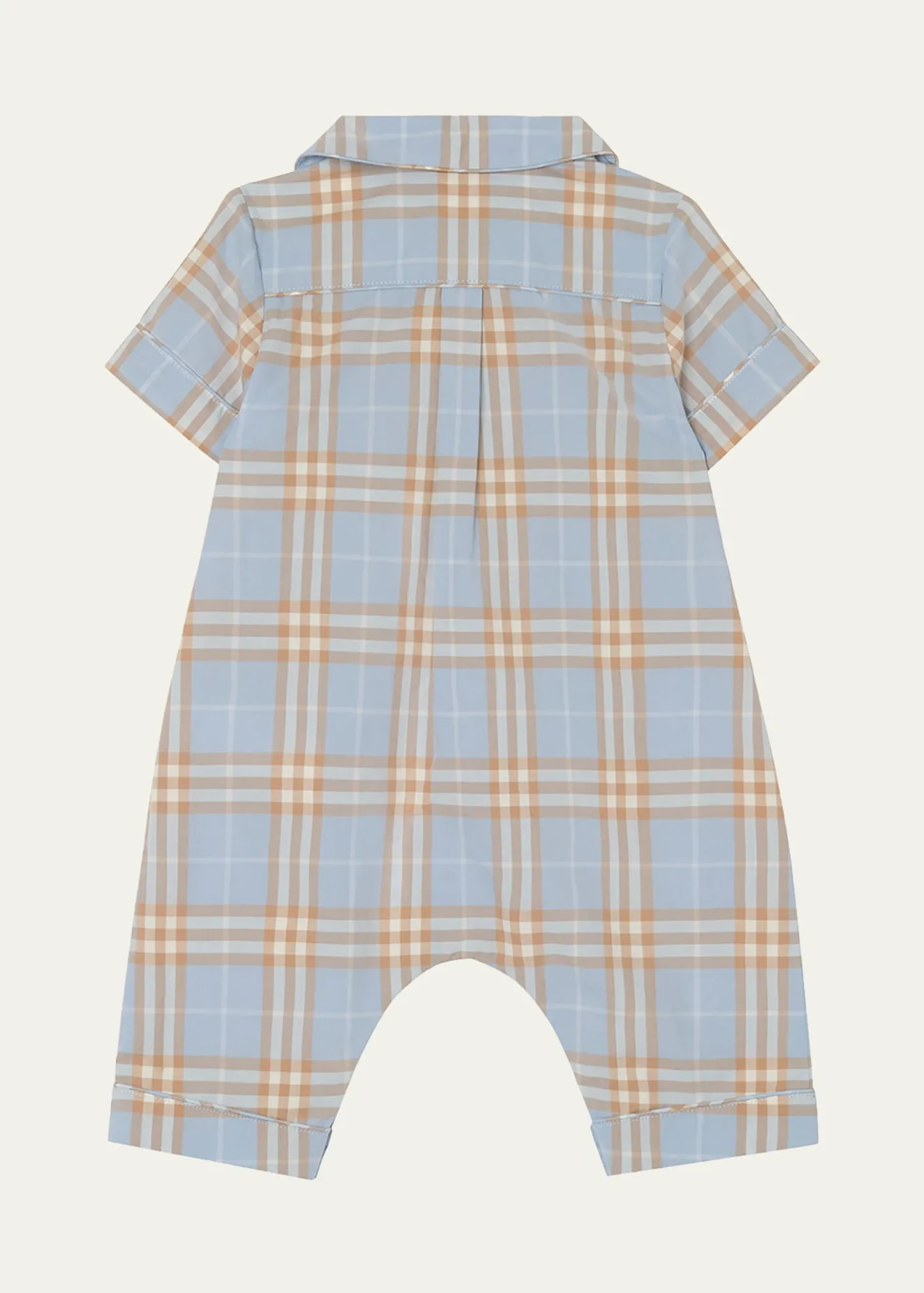 BurberryBoy's Andreas Check Cotton Playsuit, Size 1M-18M