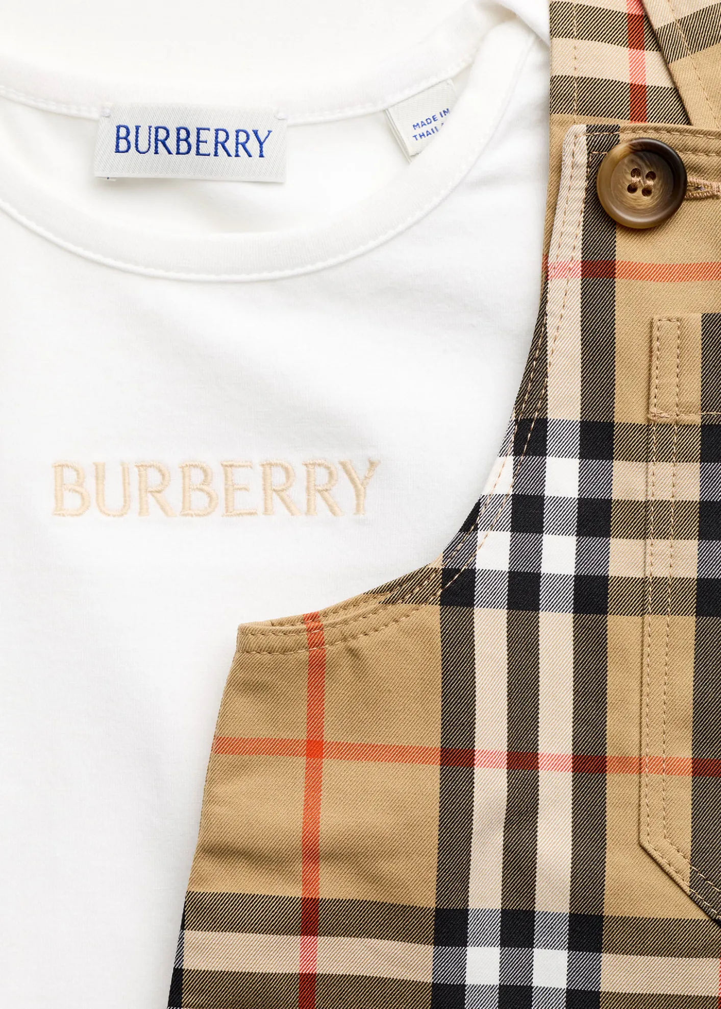 BurberryBoy's Check Cotton Three-Piece Gift Set, Size 1M-18M