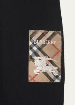 BurberryBoy's Jackson EKD Label Jogging Pants, Size 6M-2