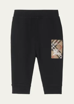 BurberryBoy's Jackson EKD Label Jogging Pants, Size 6M-2