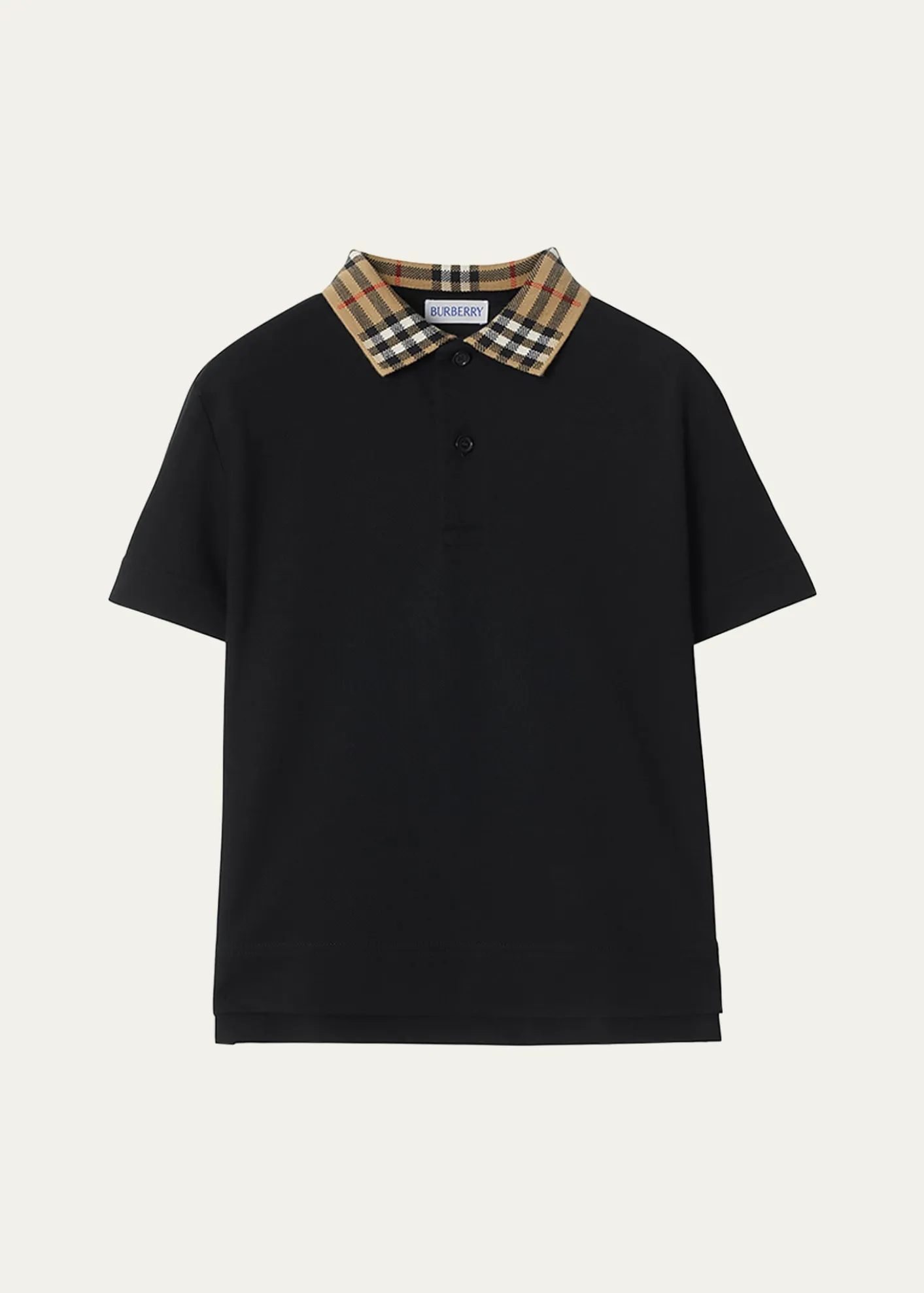 BurberryBoy's Johane Check Polo, Size 3-14