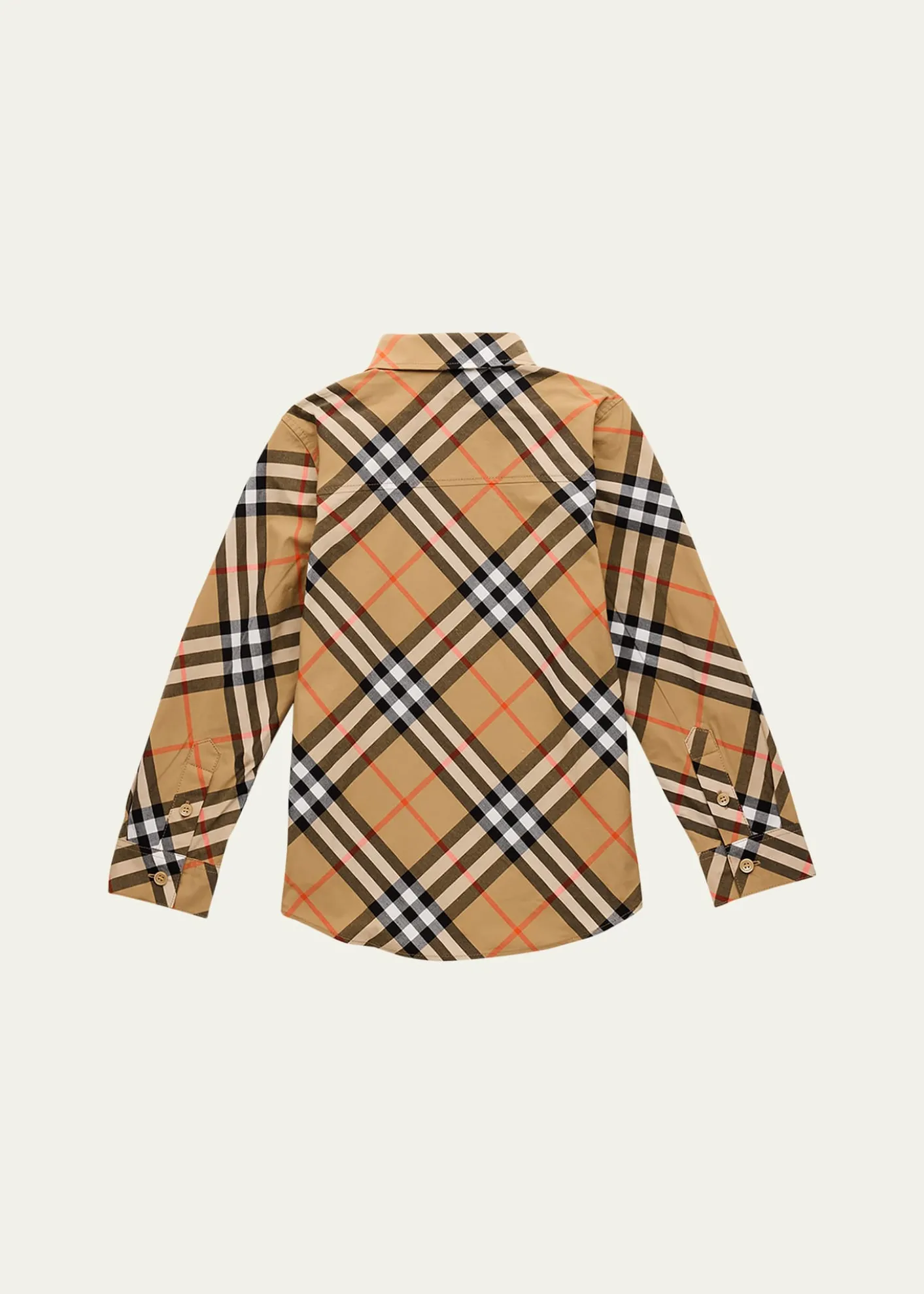 Burberry Boy's Owen Check-Print Shirt, Size 3-14