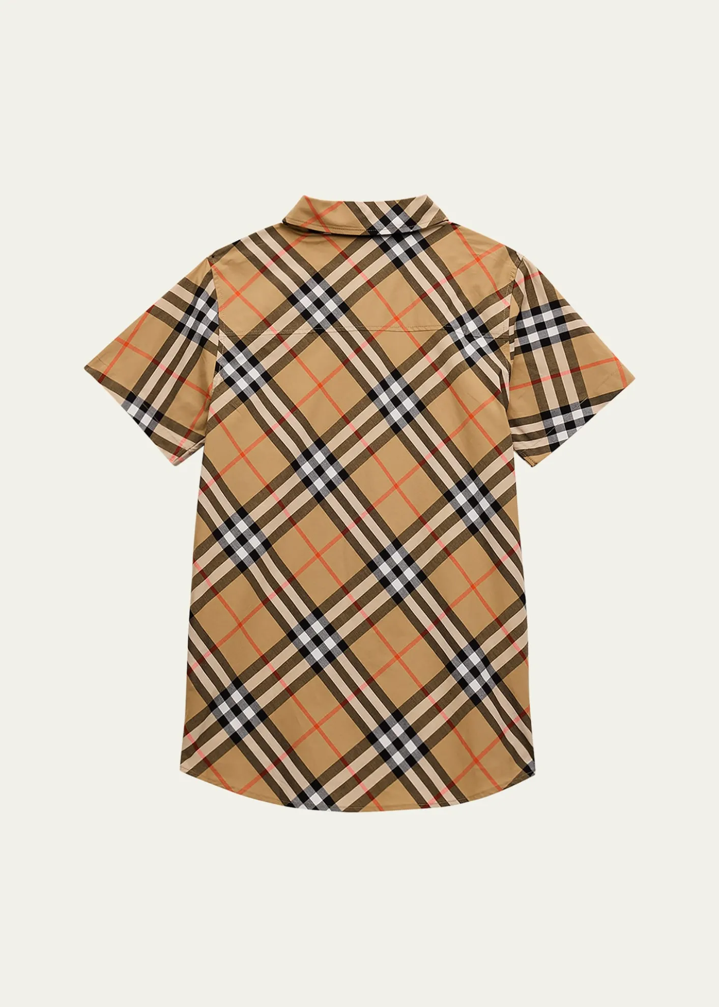 BurberryBoy's Owen Short-Sleeve Shirt, Size 3-14