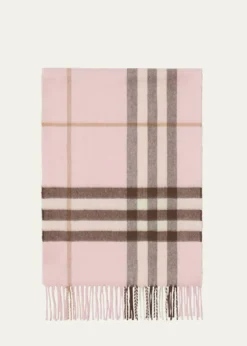 BurberryCashmere Check Scarf