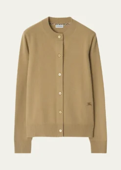 BurberryCashmere Crewneck Cardigan