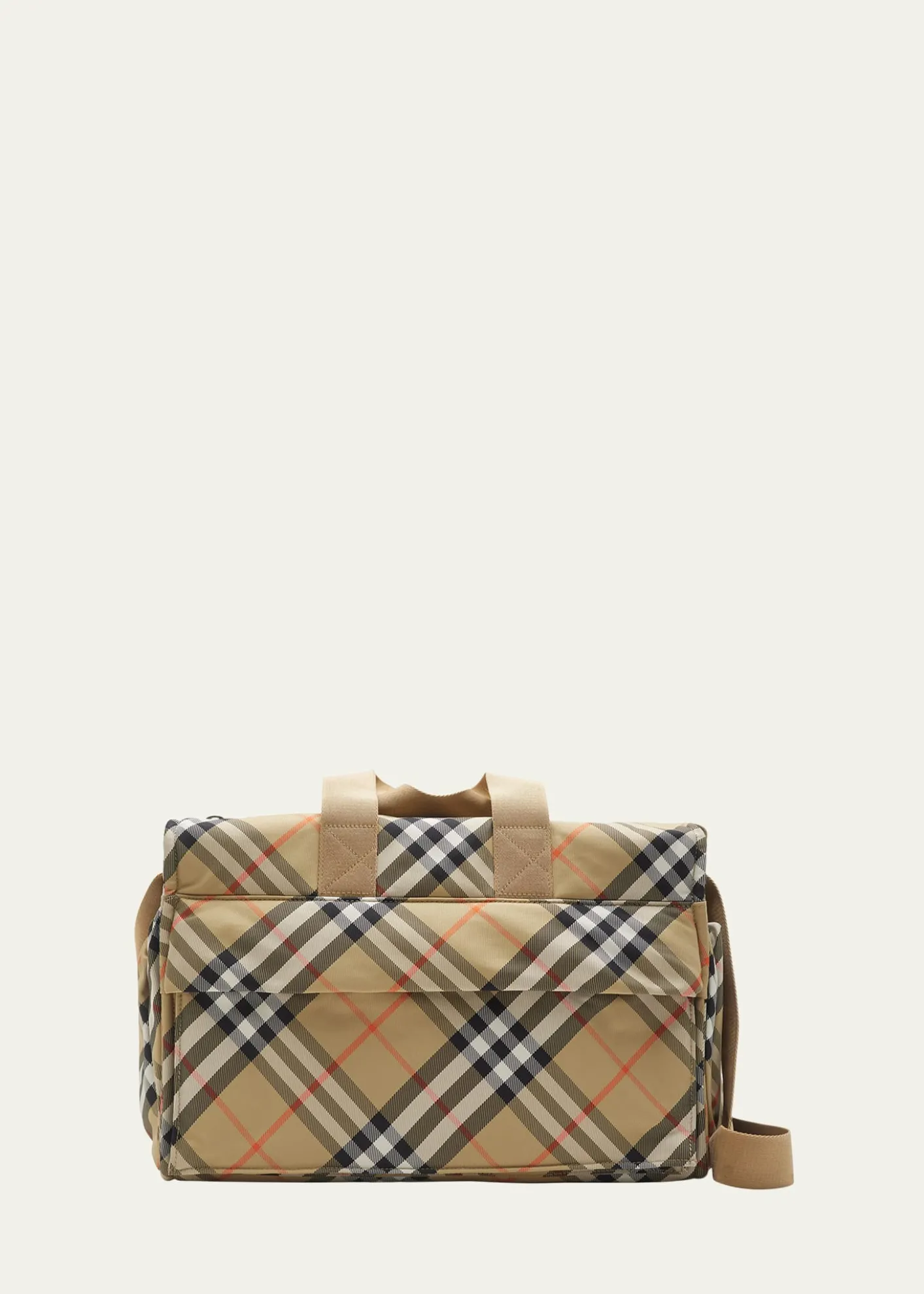 BurberryCheck-Print Diaper Bag
