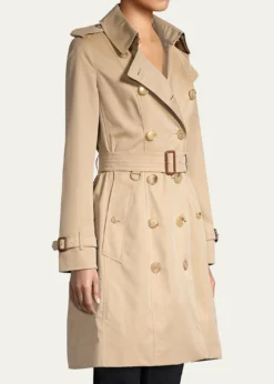 BurberryChelsea Belted Double-Breasted Trench Coat