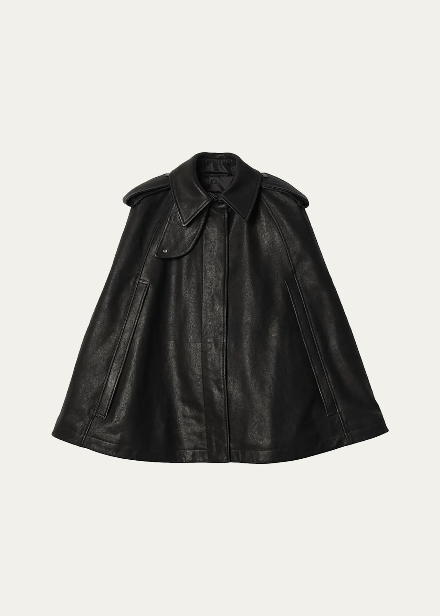 BurberryClevedon Leather Cape
