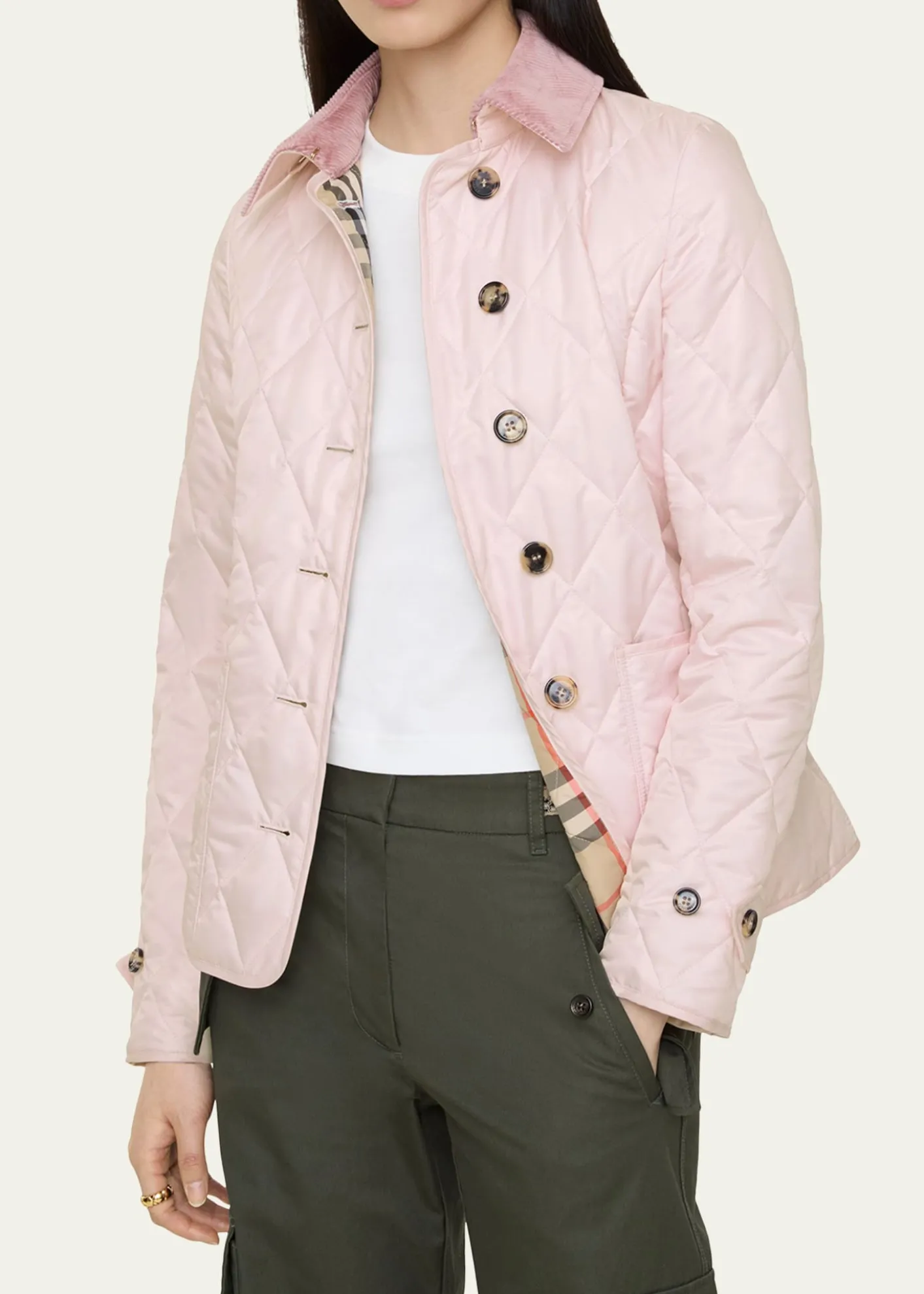 BurberryFernleigh Quilted Slim Jacket