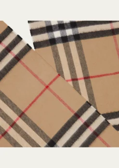 BurberryGiant Check Cashmere Scarf