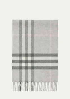 BurberryGiant Check Cashmere Scarf