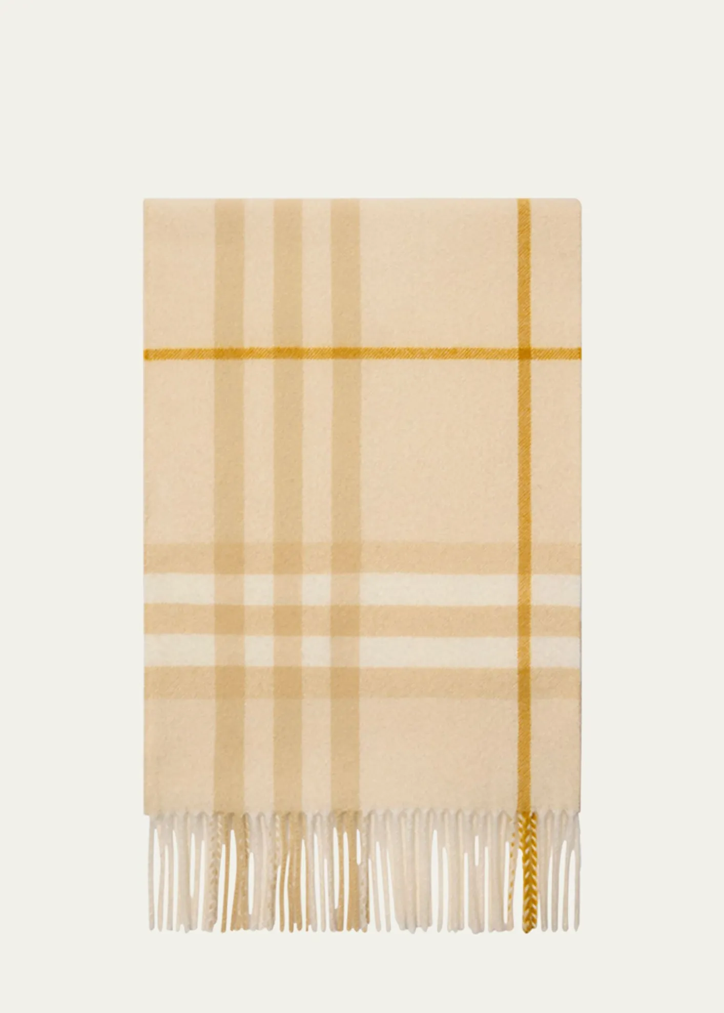 BurberryGiant Check Cashmere Scarf
