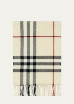 BurberryGiant Check Cashmere Scarf