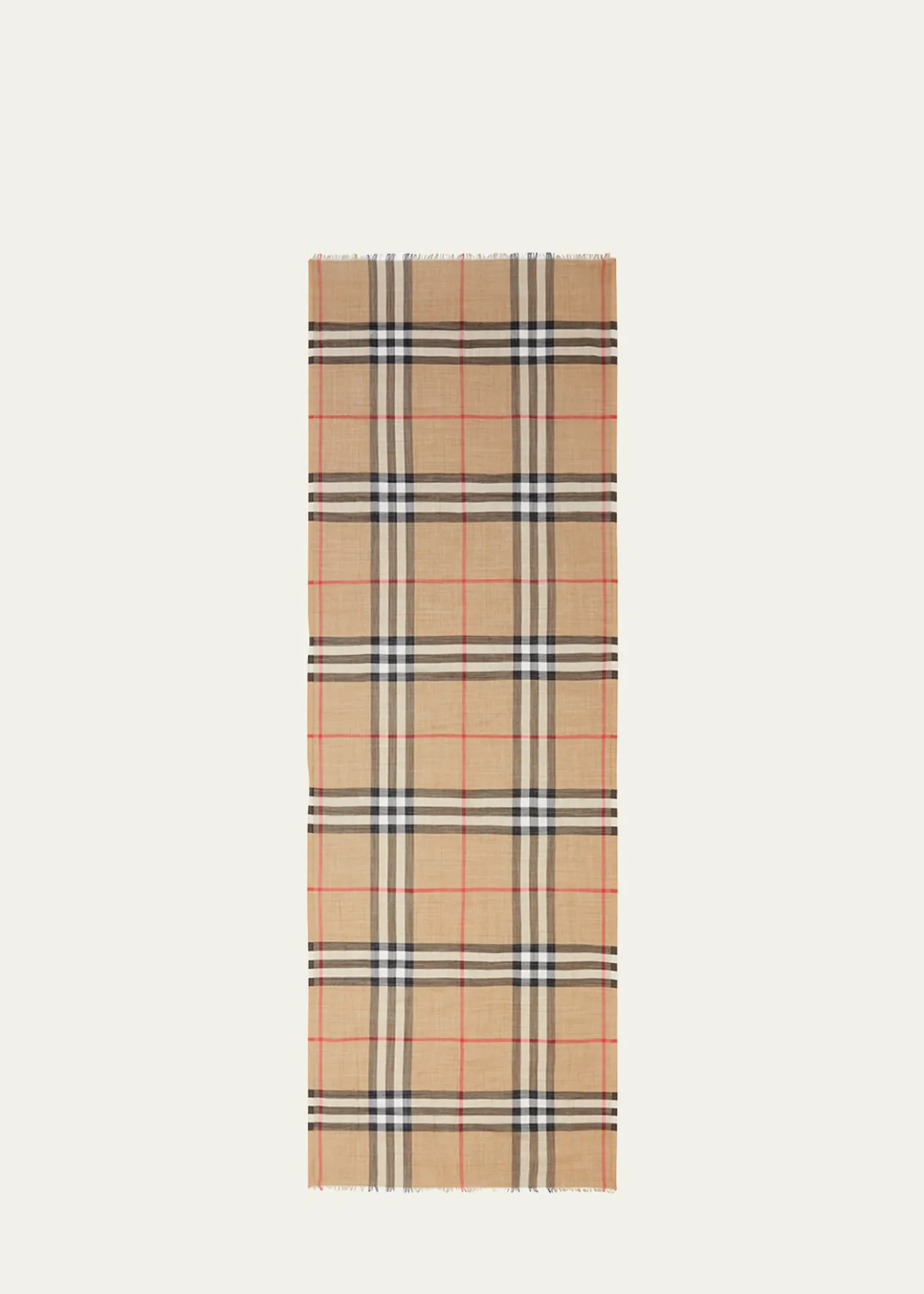 BurberryGiant Check Gauze Scarf